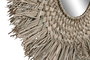 DKD Home Decor Espejo Seagrass 60x60x3 cm Natural