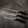 Berkel Elegance Glossy Black Set de Cuchillos 3 piezas Acero Inoxidable 26 cm