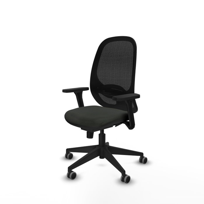 PIQUERAS Y CRESPO Silla de oficina Cilanco con mecanismo Sincro y brazos 3D