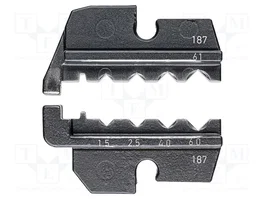 KNIPEX Mordazas para crimpar para conectores solares HARTING
