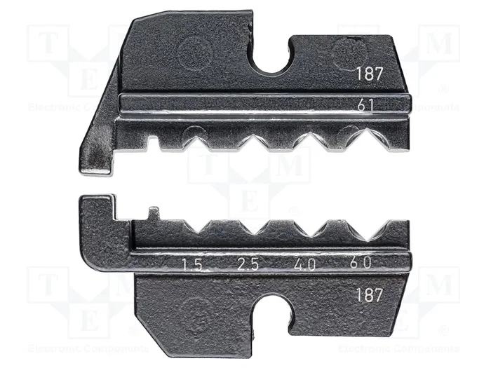 KNIPEX Mordazas para crimpar para conectores solares HARTING KNIPEX Mordazas para crimpar para conectores solares HARTING