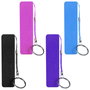Be Mix Cargador Portátil Batería Móvil-Tablet High Tech Llavero USB 2600 mAh Compatible iPad iPhone Smartphones Azul Negro Rosa Lila