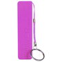 Be Mix Cargador Portátil Batería Móvil-Tablet High Tech Llavero USB 2600 mAh Compatible iPad iPhone Smartphones Azul Negro Rosa Lila