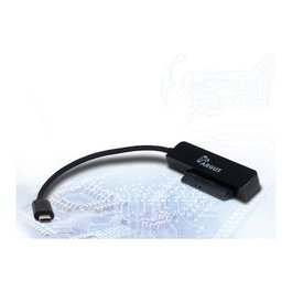 Inter-Tech Adaptador USB 3.2 Gen 1 USB-C a SATA 15+7 pines negro