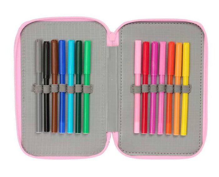 Safta Plumier Triple 37 Pcs Stitch Estuche Escolar 12,5x19,5x5,5cm Edad Mínima Recomendada: 3 Años Safta Plumier Triple 37 Pcs Stitch Estuche Escolar 12,5x19,5x5,5cm Edad Mínima Recomendada: 3 Años