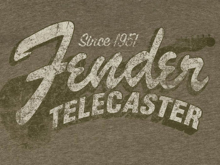 Fender Camiseta Tele 1951 Verde Jaspeado M