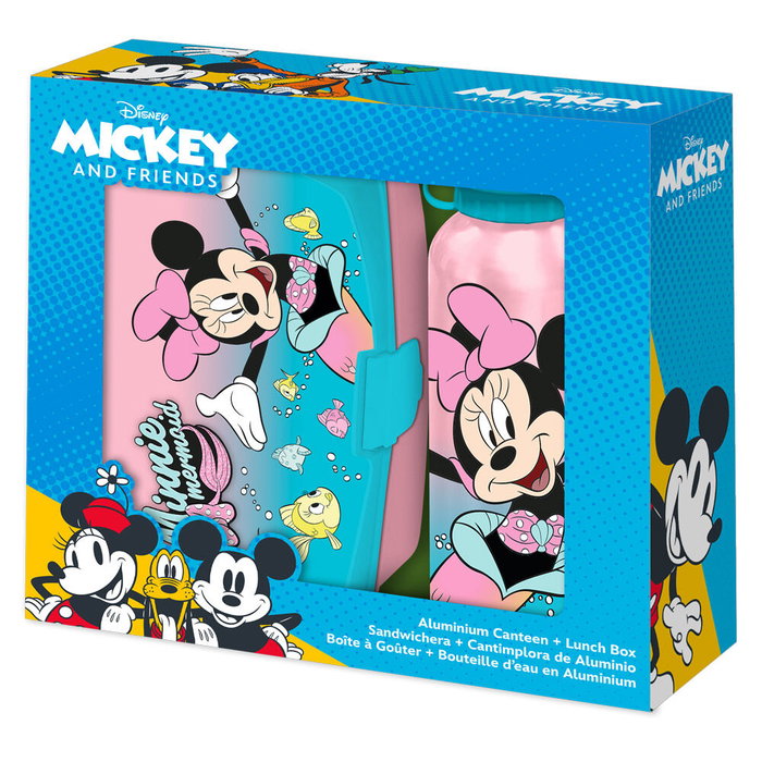 Disney Sandwichera + Cantimplora Minnie 500ml Aluminio Disney Sandwichera + Cantimplora Minnie 500ml Aluminio