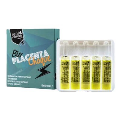Real Natura Ampolas Bio Placenta Choque 5x10ml