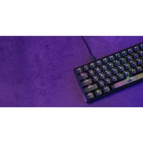 Corsair CH-91A401A-ES Teclado K65 PRO MINI Mecánico Óptico QWERTZ Español Negro USB RGB Gaming Corsair CH-91A401A-ES Teclado K65 PRO MINI Mecánico Óptico QWERTZ Español Negro USB RGB Gaming