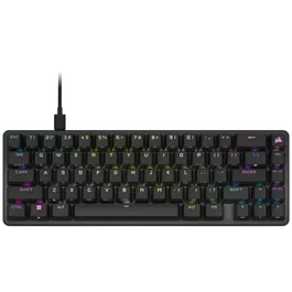 Corsair CH-91A401A-ES Teclado K65 PRO MINI Mecánico Óptico QWERTZ Español Negro USB RGB Gaming