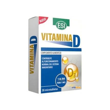 TREPATDIET-ESI Vitamina D3 2000iu 30 microtabletas TREPATDIET-ESI Vitamina D3 2000iu 30 microtabletas