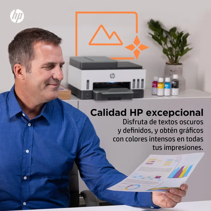 HP Smart Tank 7605 Multifunción A4 Gris
