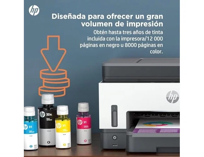 HP Smart Tank 7605 Multifunción A4 Gris