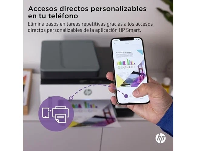 HP Smart Tank 7605 Multifunción A4 Gris