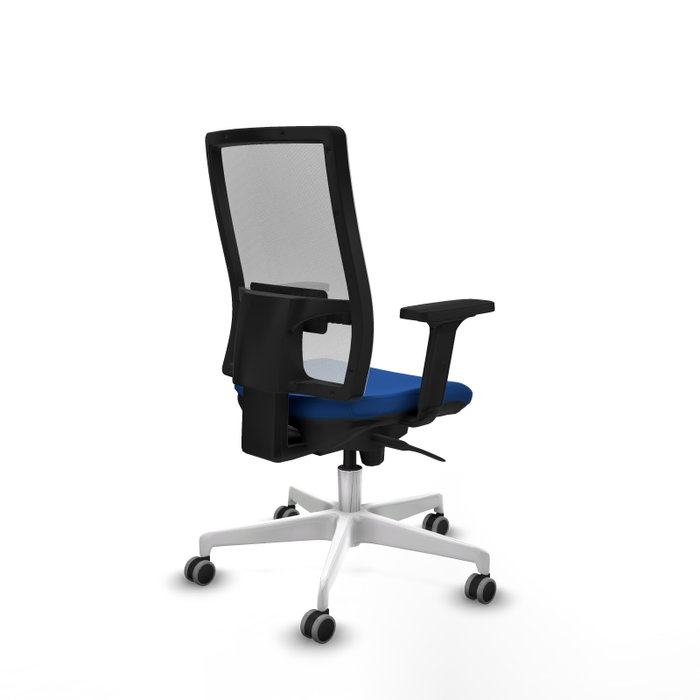 PIQUERAS Y CRESPO Silla de oficina Horna Azul y Blanco con Mecanismo Sincro PIQUERAS Y CRESPO Silla de oficina Horna Azul y Blanco con Mecanismo Sincro
