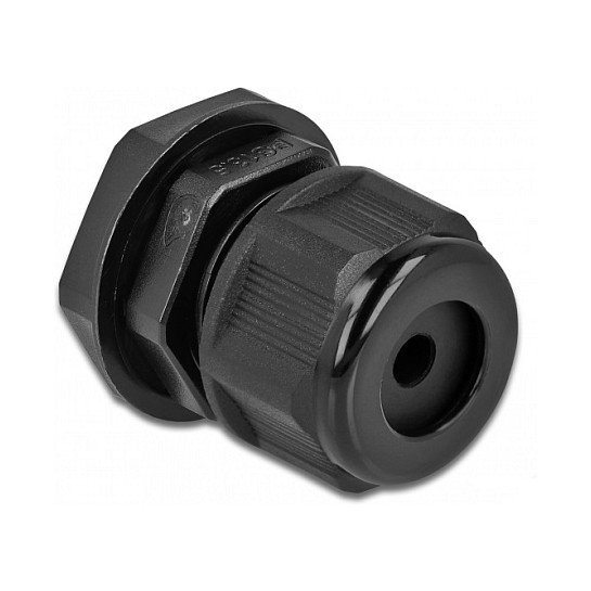 DeLOCK Prensaestopas PG13,5 para cable redondo, negro (2 piezas) DeLOCK Prensaestopas PG13,5 para cable redondo, negro (2 piezas)