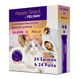 Happy Snack Sticks para Perros Sabor Pollo y Salmón - Lote de 48 unidades