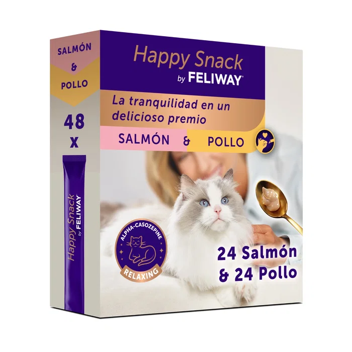 Ceva FELIWAY Happy Snack Pollo y Salmón 48 unidades Ceva FELIWAY Happy Snack Pollo y Salmón 48 unidades