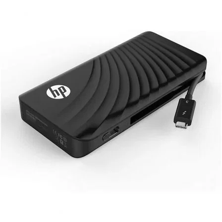 DISCO EXTERNO HP SSD NVME P800 256GB NEGRO - USB TIPO-C THUNDERBOLT 3 - LECTURA 24000MB/S - ESCRITURA 1200MB/S DISCO EXTERNO HP SSD NVME P800 256GB NEGRO - USB TIPO-C THUNDERBOLT 3 - LECTURA 24000MB/S - ESCRITURA 1200MB/S