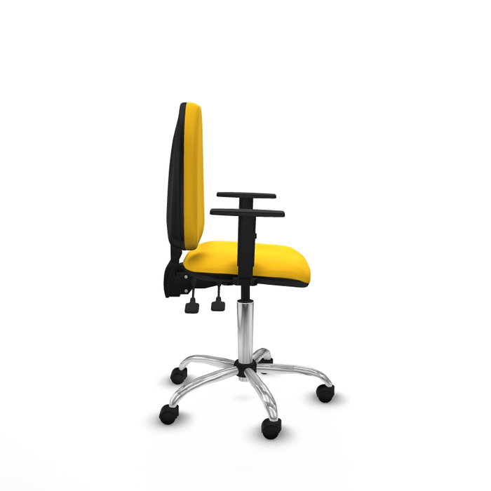 PIQUERAS Y CRESPO Silla de oficina Aýna Amarillo con mecanismo Asincro PIQUERAS Y CRESPO Silla de oficina Aýna Amarillo con mecanismo Asincro