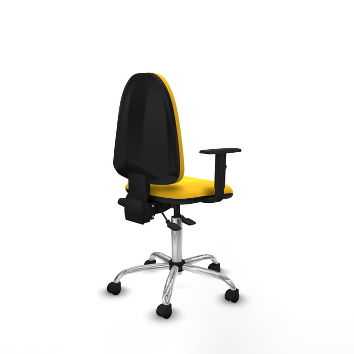 PIQUERAS Y CRESPO Silla de oficina Aýna Amarillo con mecanismo Asincro PIQUERAS Y CRESPO Silla de oficina Aýna Amarillo con mecanismo Asincro