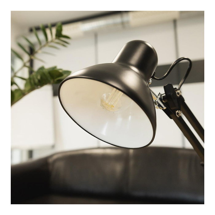 Avide Bombilla LED White Filament Globe 4.5W E27 Blanco Cálido 2700K