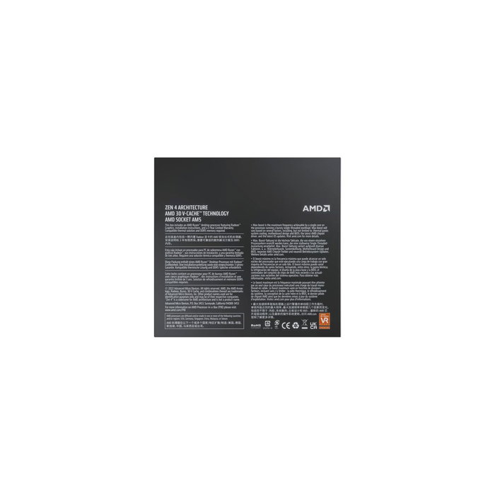 AMD Ryzen 7 7800X3D 4,2 GHz 96 MB L3 Socket AM5 Caja AMD Ryzen 7 7800X3D 4,2 GHz 96 MB L3 Socket AM5 Caja