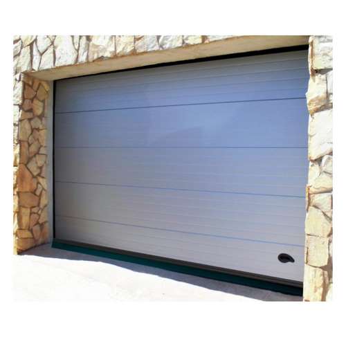 Burcasa Burlete de Aluminio para Garaje con Labio, 2x1,25m, Negro Burcasa Burlete de Aluminio para Garaje con Labio, 2x1,25m, Negro