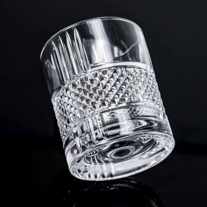 Hermia Set de Copas de Whisky de Vidrio Transparente - 2 Piezas - 300 ml