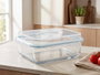 VIVALTO Fiambrera de Borosilicato Hermética 4800ml
