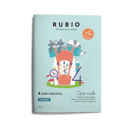 RUBIO, RUB VACACIONES 4 PRIMARIA EUSKERA - OPORRAK