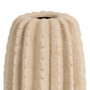 Jarrón Beige Cerámica Decoración 15 X 15 X 30 cm