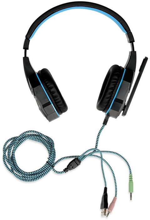 iBOX X8 Auriculares Gaming On-Ear USB + Jack Negro