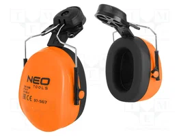 NEO TOOLS Protectores auditivos de copa para casco protector