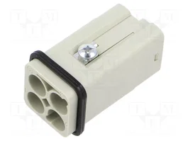 ILME CQ4M 03 Plantilla de Contacto HDC Macho 3 PIN