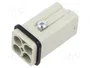 ILME CQ4M 03 Plantilla de Contacto HDC Macho 3 PIN