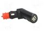 PRO CAR Alimentador USB con 2 puertos USB-A para coche