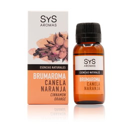 Laboratorio S&S Esencia Brumaroma Canela y Naranja 50 ml - Aceite Esencial para Hogar