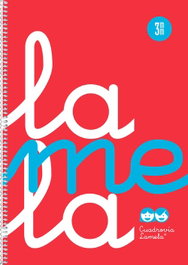 LAMELA Cuaderno Espiral 4º Rojo 80 Hojas 90g
