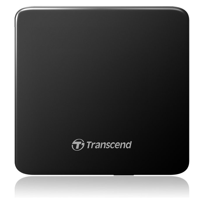 Transcend TS8XDVDS-K EXT SLIM USB Grabadora DVD+RW Negro USB 2.0 Ultra delgada Plug and Play para Windows Mac