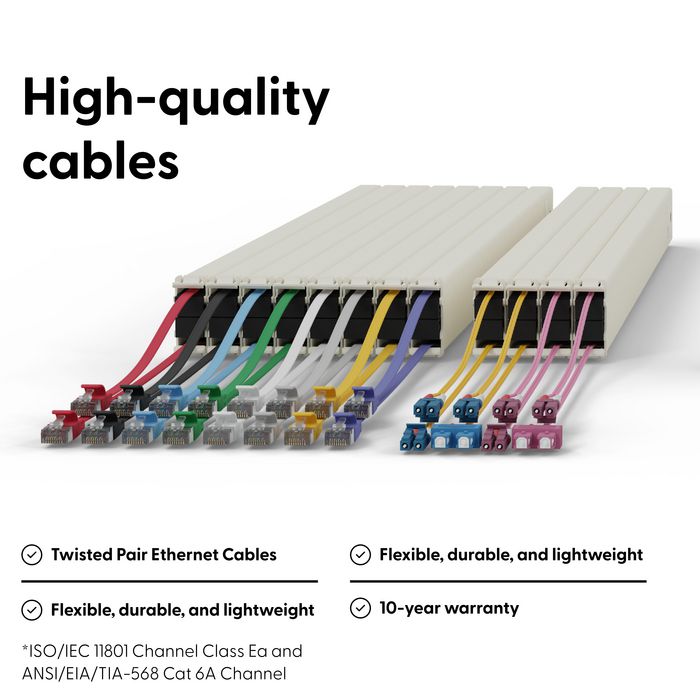 PATCHBOX patchbox.one 30RU UTP Cable Management Blue
