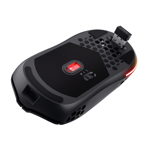 Trust GXT 929 Helox Ratón Gaming Inalámbrico Negro