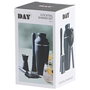 Day Juego de Coctelera 4 Piezas de Acero Inoxidable y Plástico con Coctelera 600 ml, Mortero, Medidor y Colador