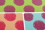 DKD Home Decor Salvamantel PEVA 43,5x28,5 Cítricos Surtido de 3