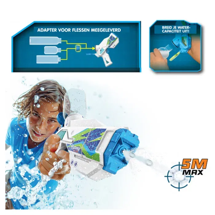 Silverlit Pistola de Agua Electrónica Hydromad Mini Blaster Pack 2 para +8 años Silverlit Pistola de Agua Electrónica Hydromad Mini Blaster Pack 2 para +8 años