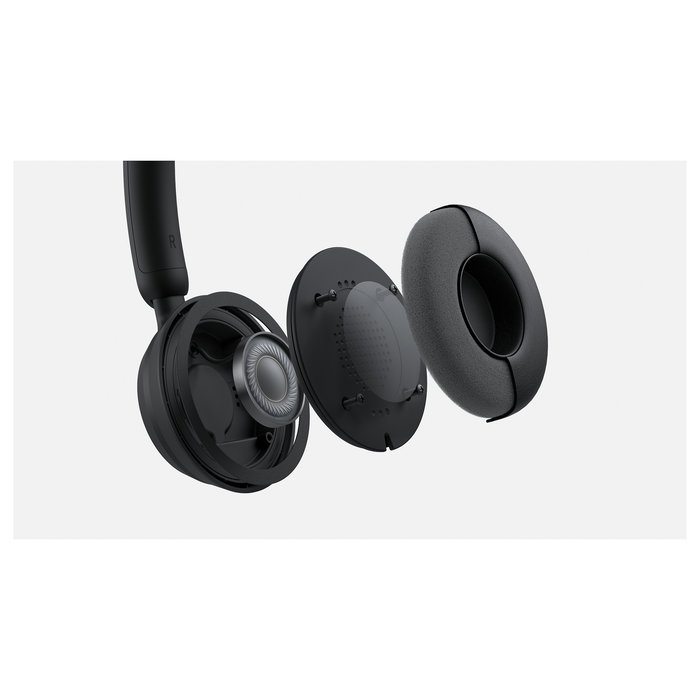 Microsoft Modern USB-C Auriculares Diadema Supraaural Alámbrico con Micrófono Boom y Cancelación de Ruido para Oficina/Call Center, Negro