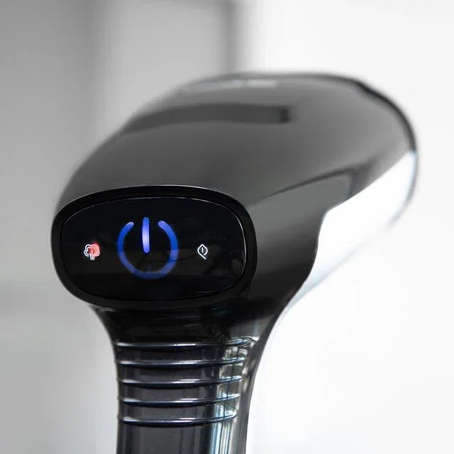 Cecotec Fast&Furious 4020 Force Plancha Vertical Vaporizador Manual 1400W Vapor 25g/min Depósito 0.28L Panel Táctil Negro Plata Turquesa