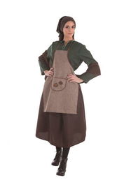 Creaciones Llopis Disfraz Adulto Castañera Otoño Lux Talla M/L