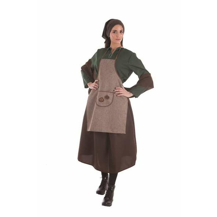 Creaciones Llopis Disfraz Adulto Castañera Otoño Lux Talla M/L