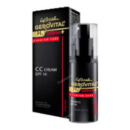 GEROVITAL H3 Crema CC Multiusos SPF10 Tono Medio Cuidado Facial Pieles Mixtas y Grasas 30Ml